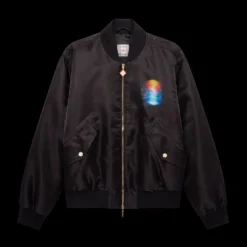 Organza Gradient Bomber Jacket