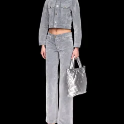 Peach Texture Jeans