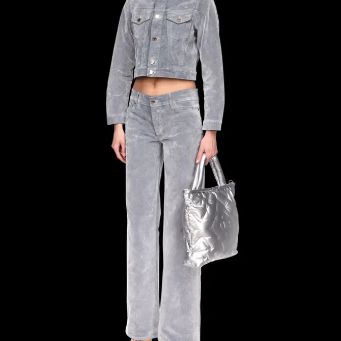 Peach Texture Jeans