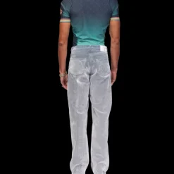 Peach Texture Jeans