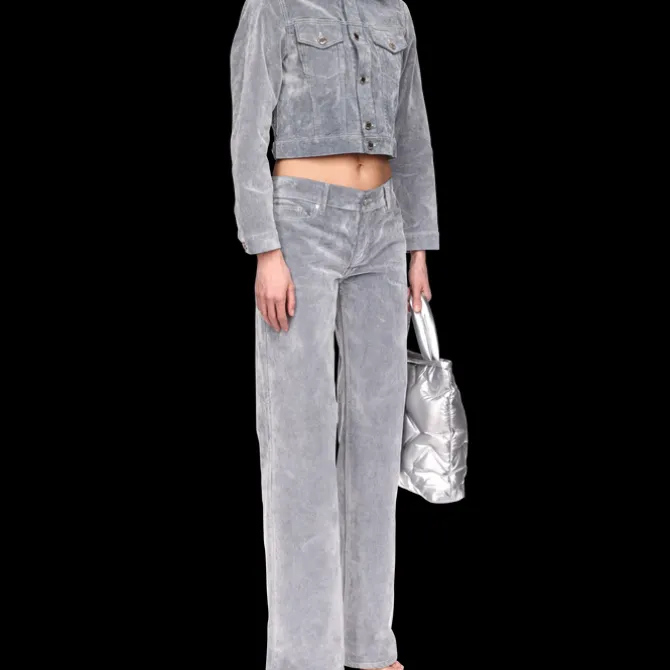 Peach Texture Jeans