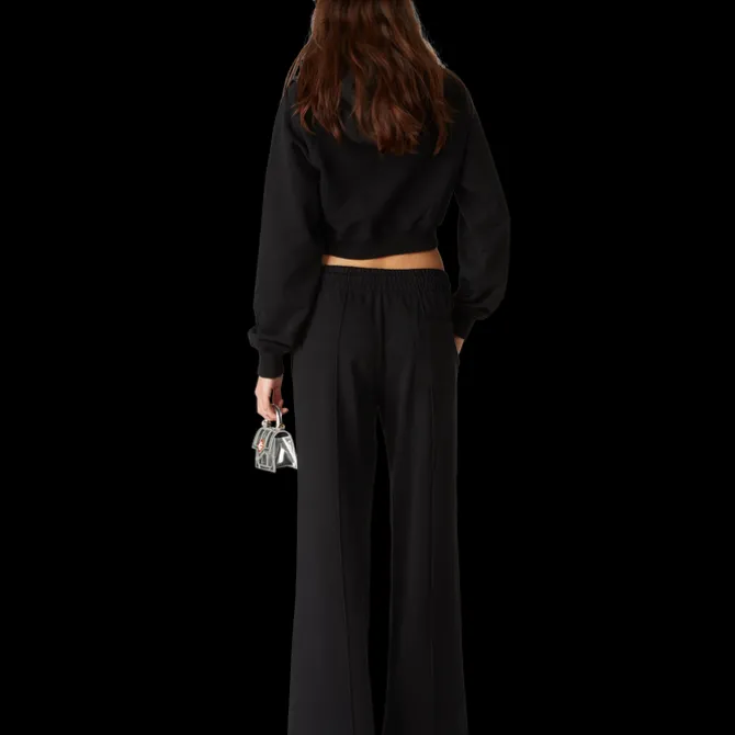 Pearl Diamond Cropped Hooded Sweatshirt
