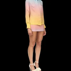 Ping Pong Gradient Silk Shirt