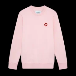 Pink Logo Patch Sweatshirt