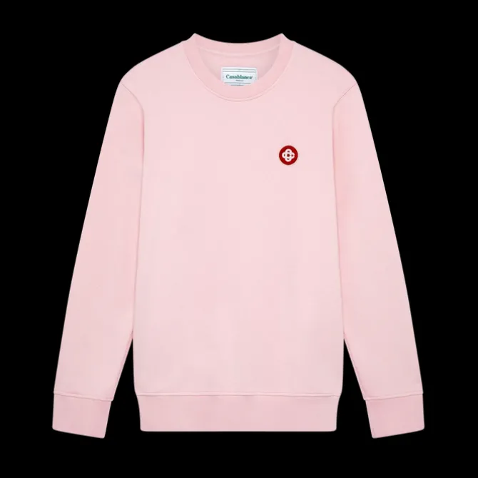 Pink Logo Patch Sweatshirt