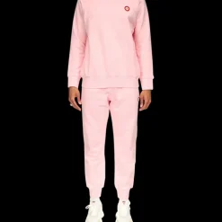 Pink Logo Patch Sweatshirt