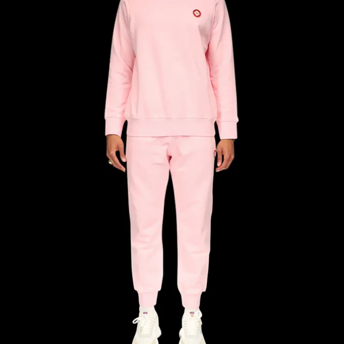 Pink Logo Patch Sweatshirt