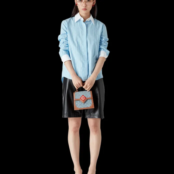 Pinstripe Laurel Long Sleeve Shirt