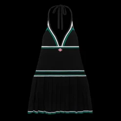 Pleated Knit Day Dress