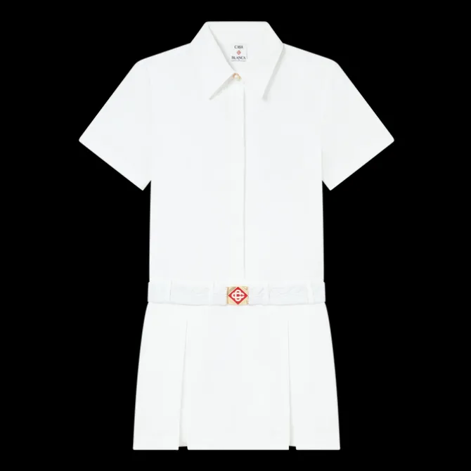 Pleated Tennis Mini Dress
