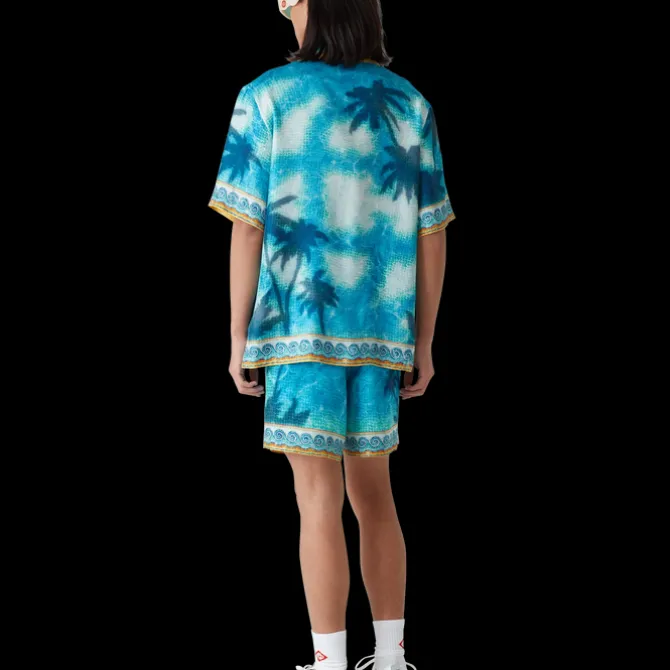Poolside Emblem Silk Shorts