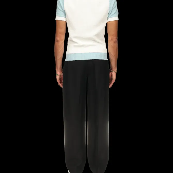 Raglan Boucle Polo Shirt