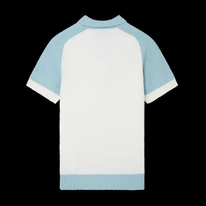 Raglan Boucle Polo Shirt