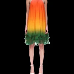 Rainbow Gradient Cocktail Dress