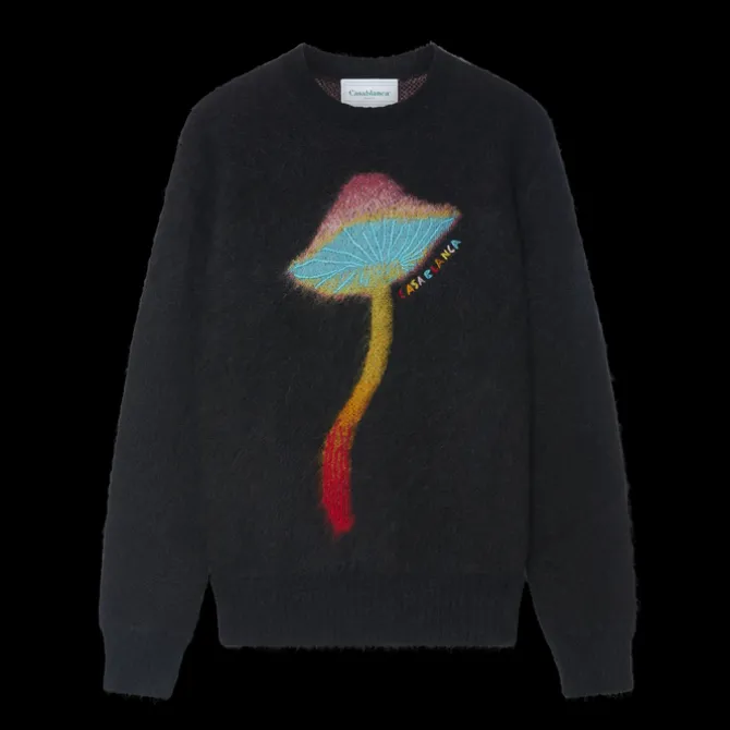 Rainbow Mushroom Mohair Jumper