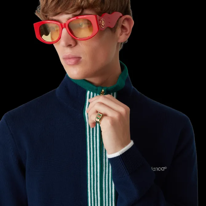 Red The Memphis Sunglasses