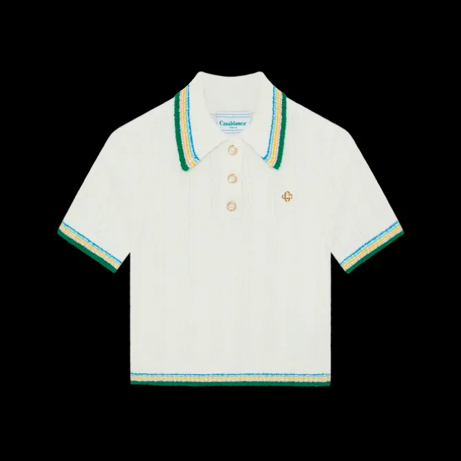 Rib Boucle Polo Shirt