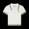 Rib Boucle Polo Shirt