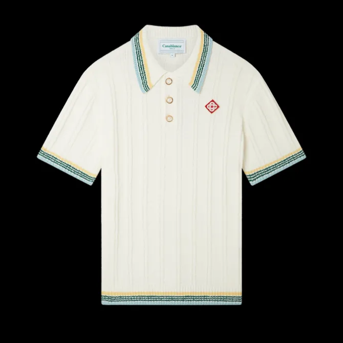 Rib Boucle Polo Shirt
