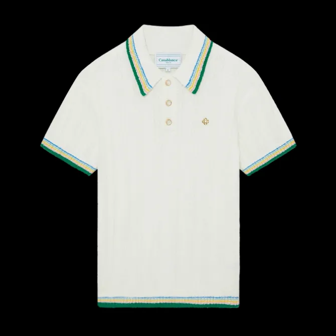 Rib Boucle Polo Shirt