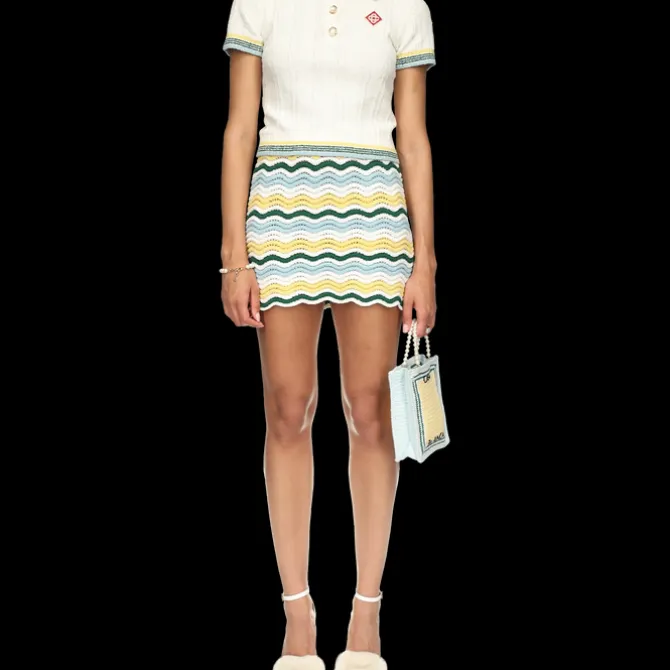 Rib Boucle Polo Shirt