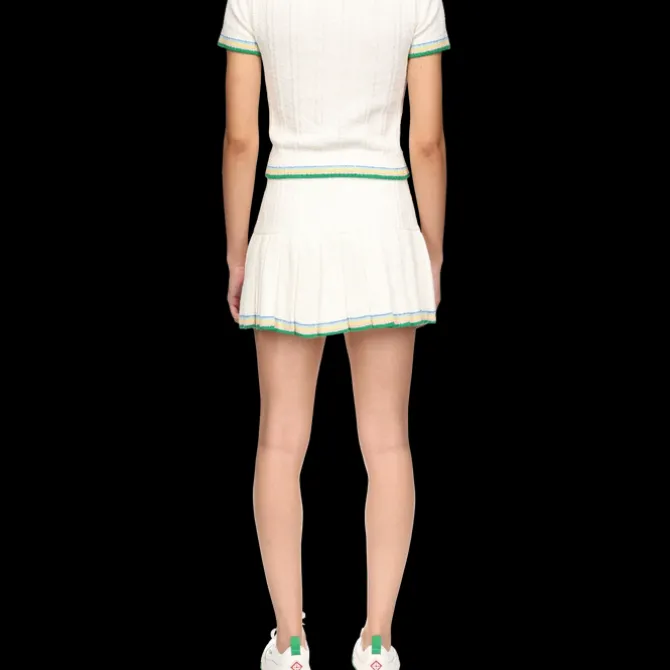 Rib Boucle Polo Shirt