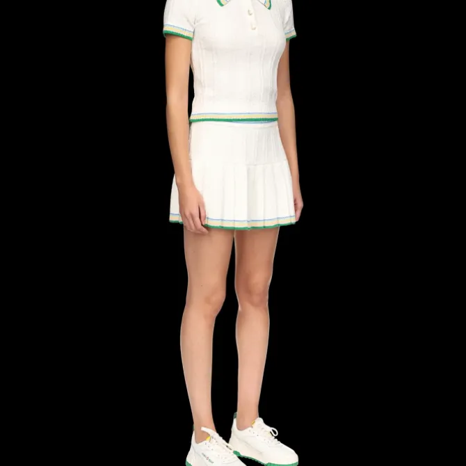 Rib Boucle Polo Shirt