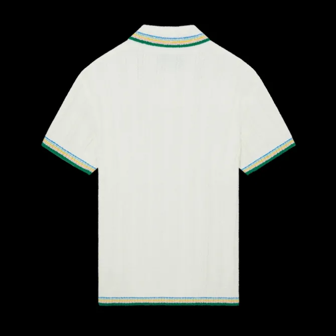 Rib Boucle Polo Shirt