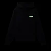 Rib Effect Hooded Sweatshirt