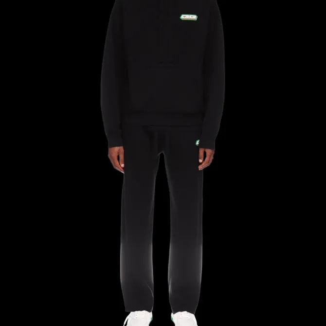 Rib Effect Hooded Sweatshirt