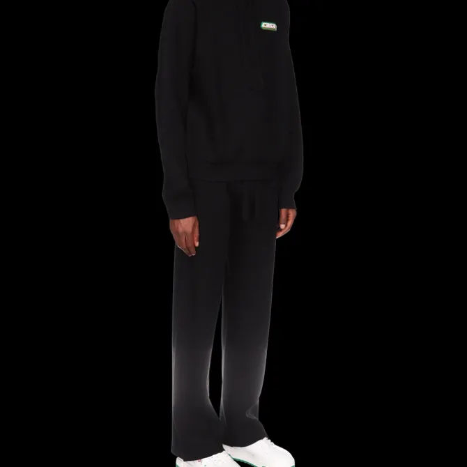 Rib Effect Hooded Sweatshirt