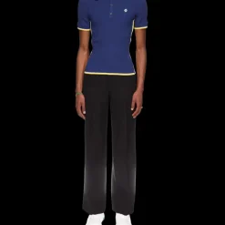Rib Polo Shirt