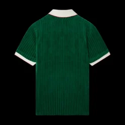 Rib Velour Polo Shirt