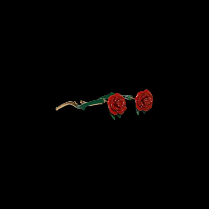 Rose Drop Earrings