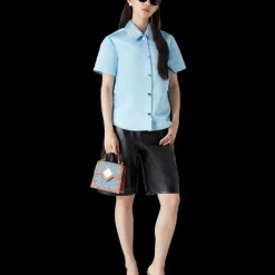 Satin Short Sleeve Shirt