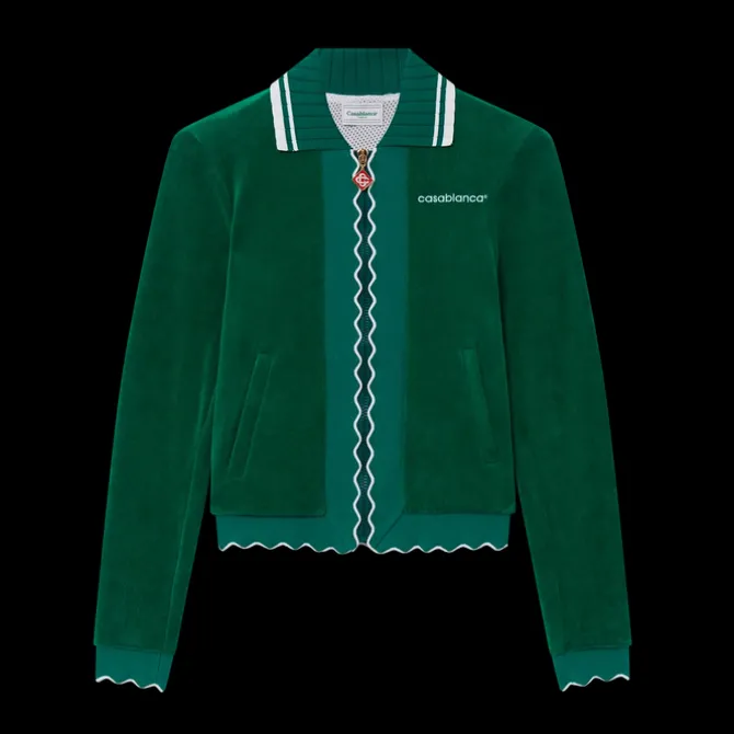 Scalloped Track Jacket