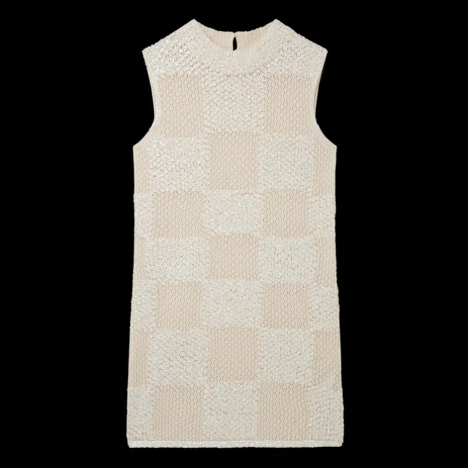 Sequins Embroidered Dress