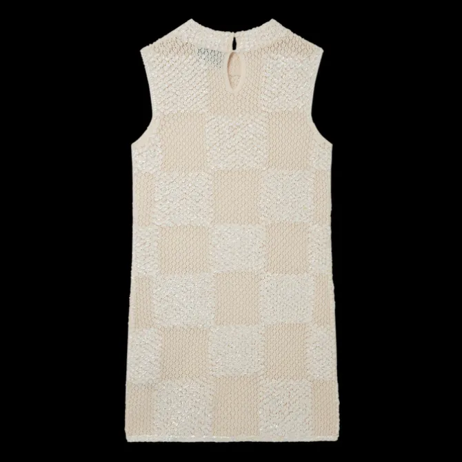 Sequins Embroidered Dress