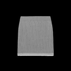 Silver Knit Skirt