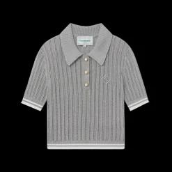 Silver Short Sleeve Polo Shirt