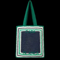 Stripe Crochet Bag