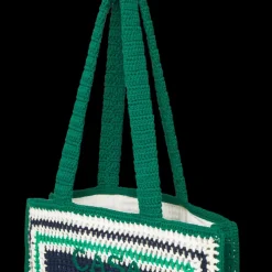 Stripe Crochet Bag
