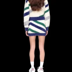 Striped Fluffy Skirt