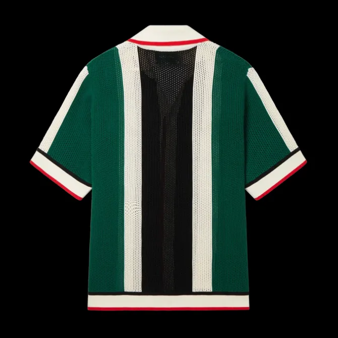 Striped Mesh Shirt
