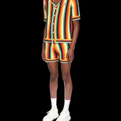 Striped Towelling Shirt