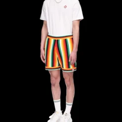 Striped Towelling Shorts
