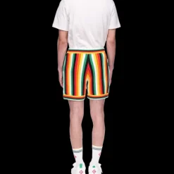 Striped Towelling Shorts