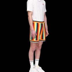 Striped Towelling Shorts