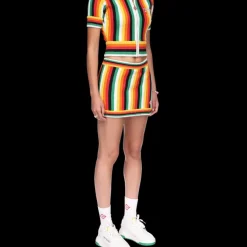 Striped Towelling Top