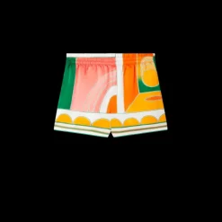 Summer Court Silk Shorts